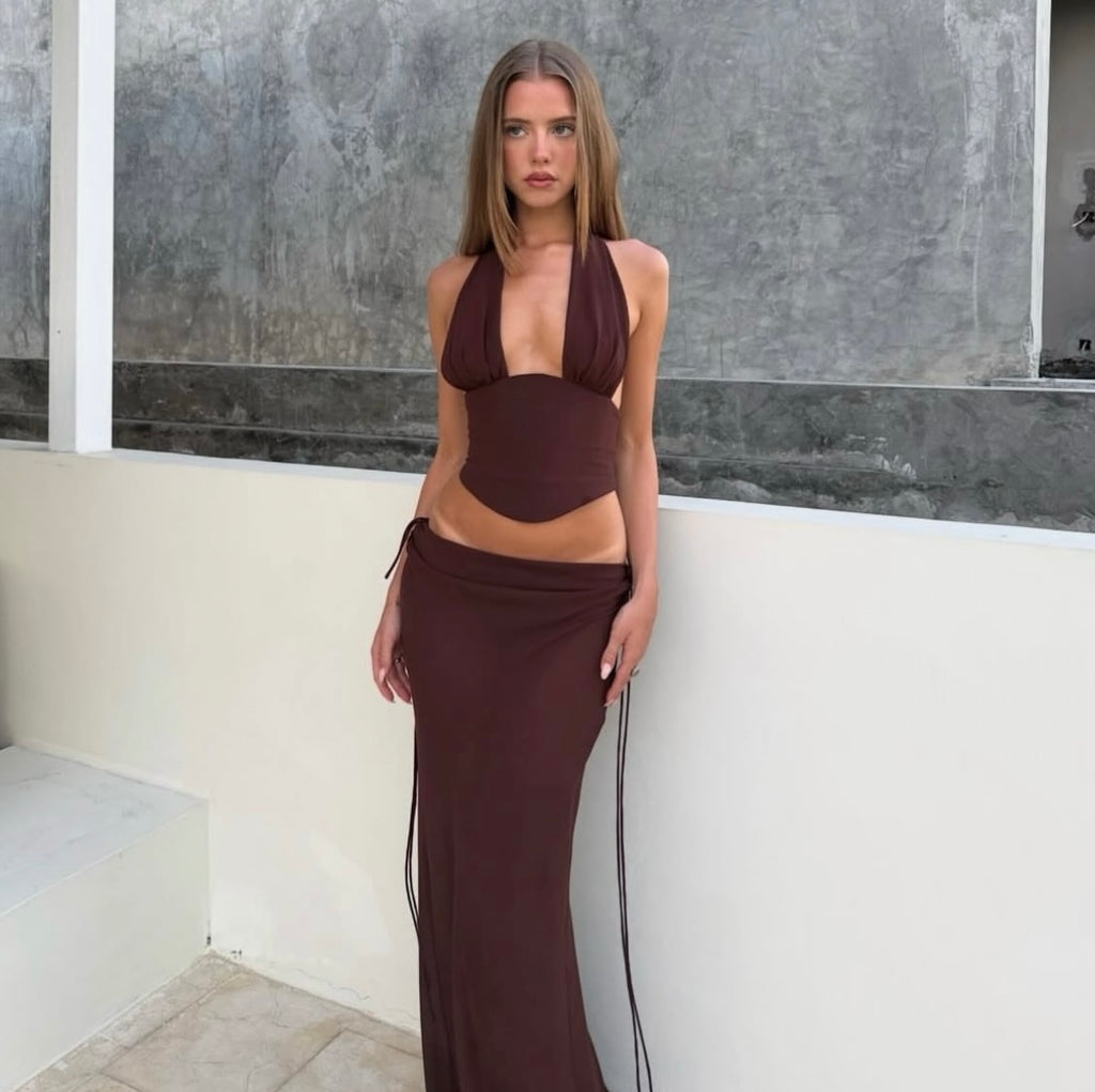 NATALIE ROLT Bronte Top & Allira Maxi Skirt Set