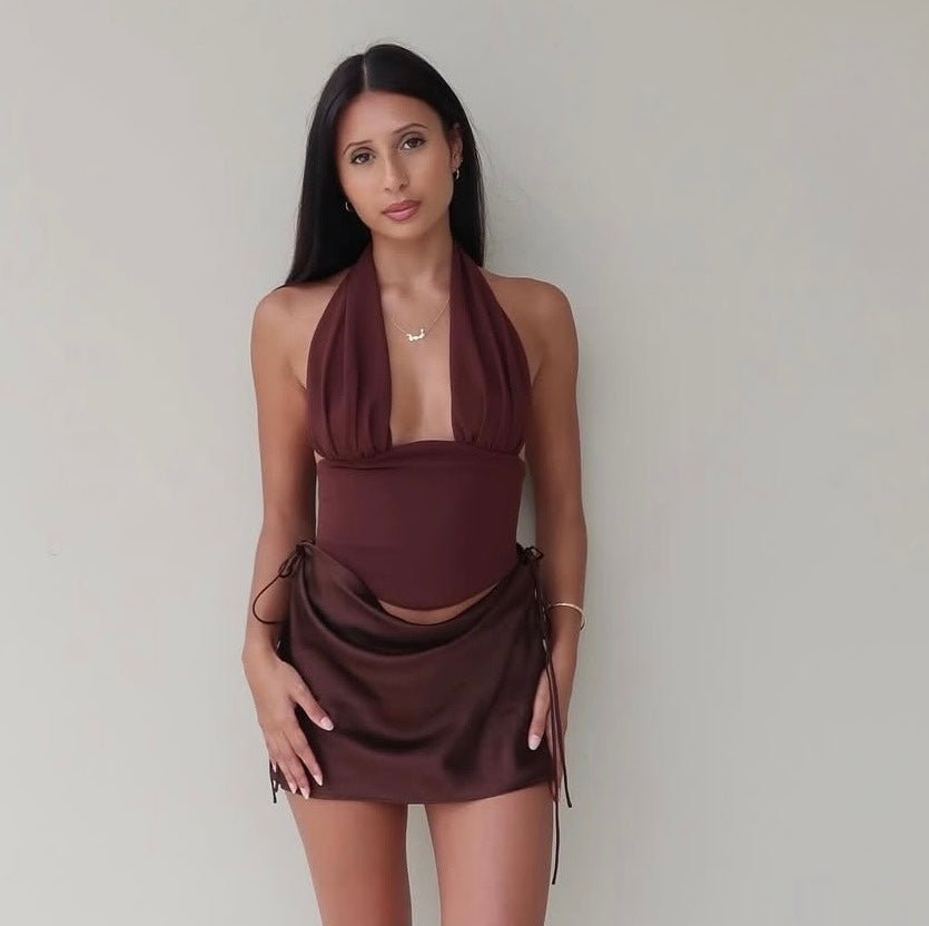 NATALIE ROLT Bronte Top & Evelyn Mini Skirt Set