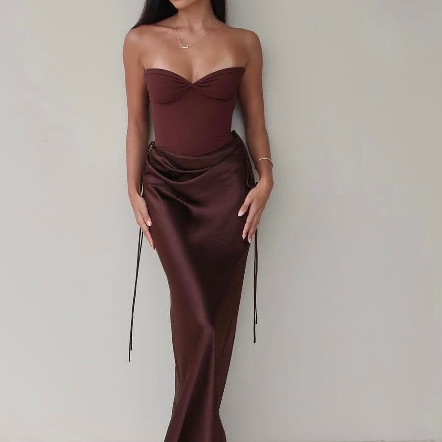 NATALIE ROLT Verity Bustier & Evelyn Maxi Skirt Set