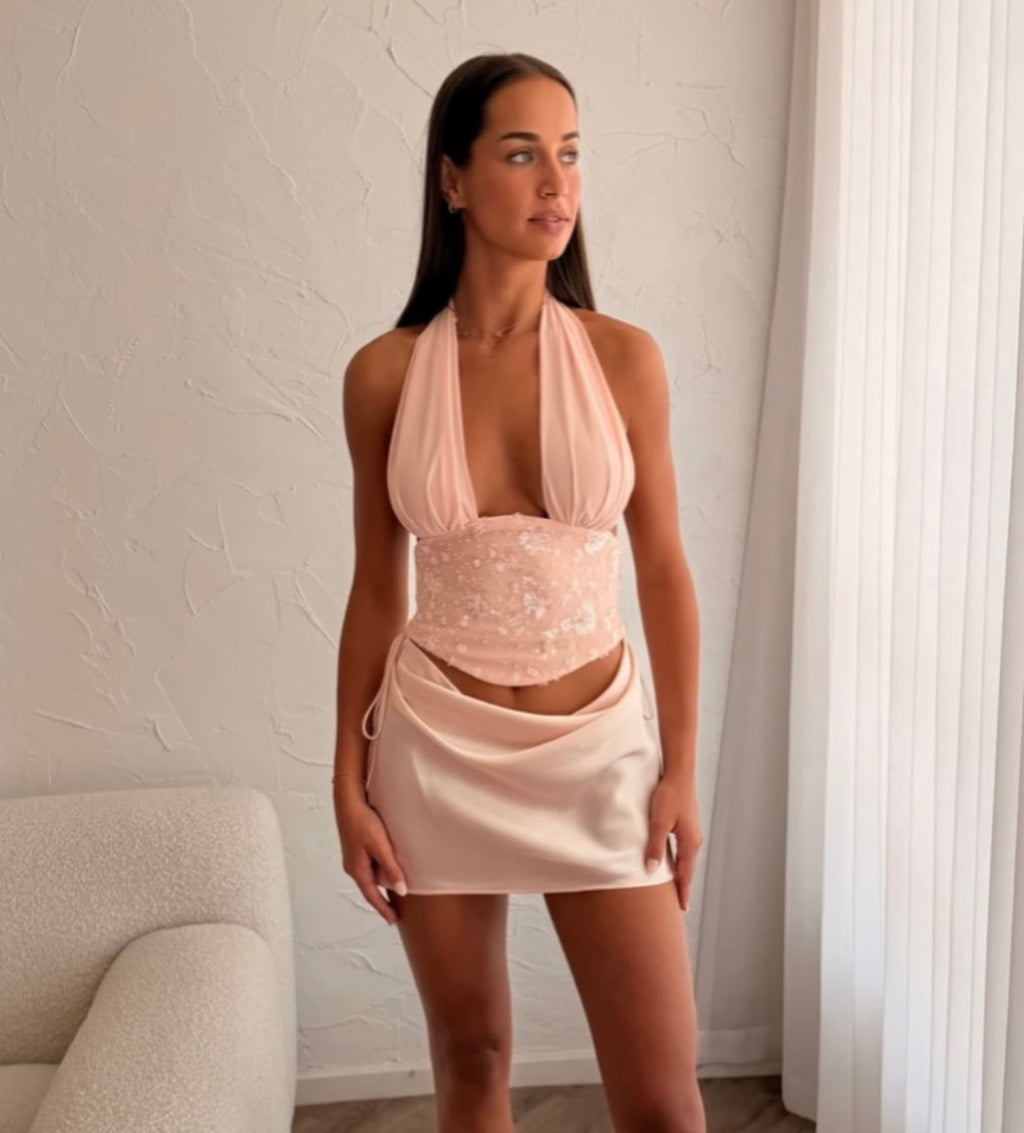 NATALIE ROLT Bronte Top & Evelyn Mini Skirt Set