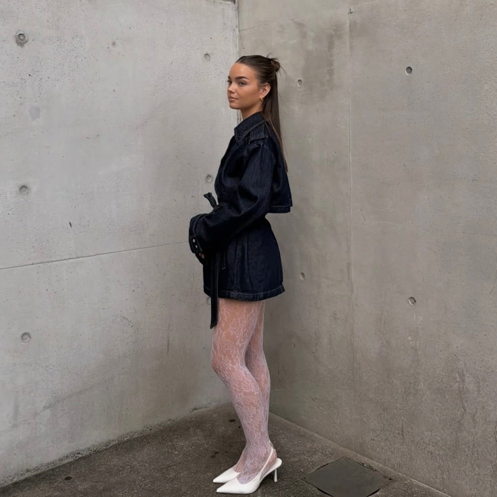 NUDE LUCY Inaya Denim Trench