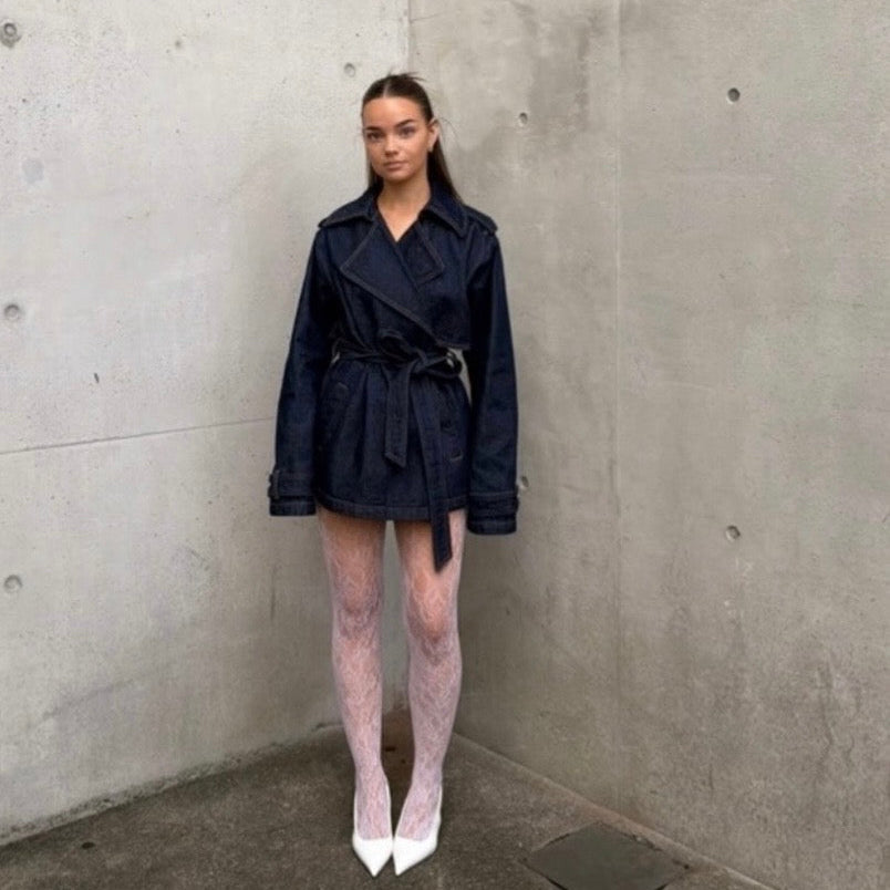 NUDE LUCY Inaya Denim Trench