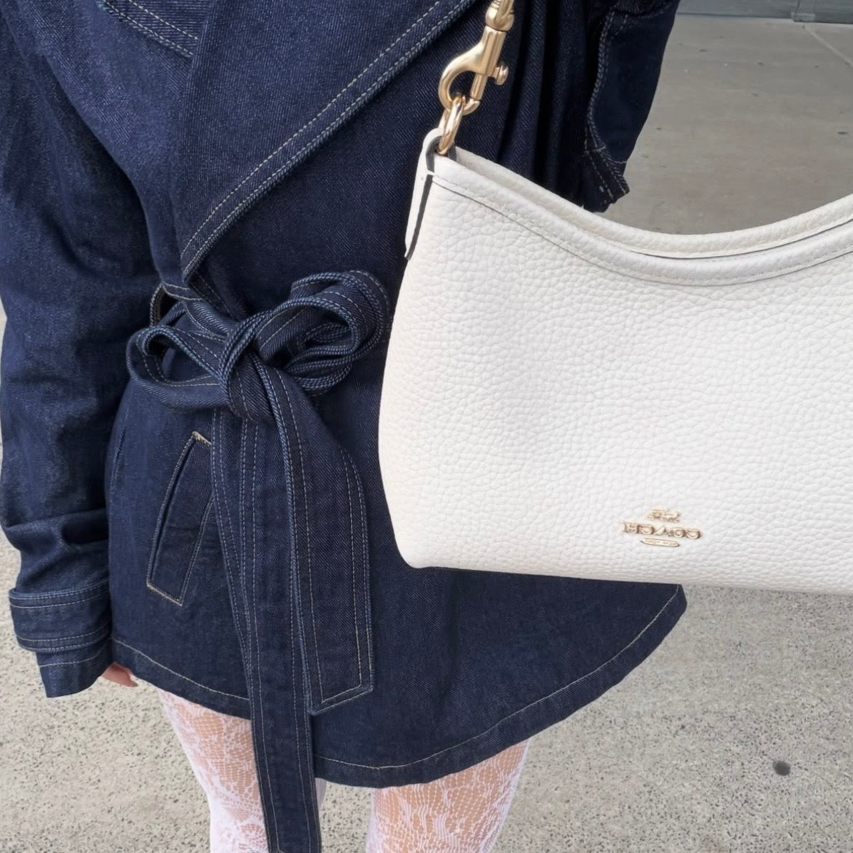 NUDE LUCY Inaya Denim Trench