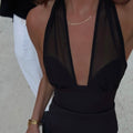 KOOKAI Oyster Mesh Top