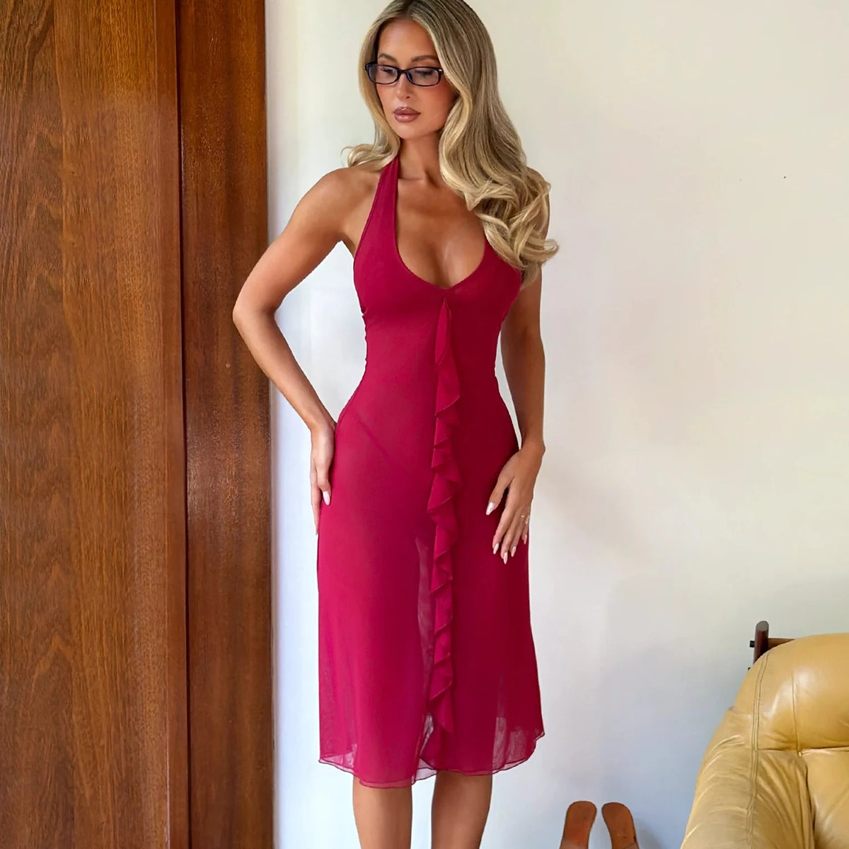 TIGER MIST Ash Midi Dress